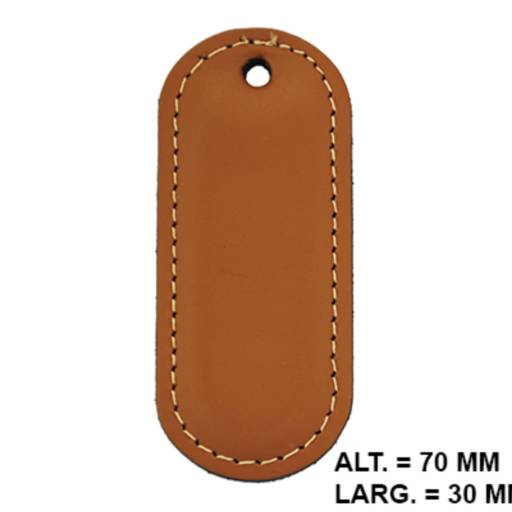 Chaveiro de Couro Automotivo Oval em São José do Rio Preto, SP por Public Gráfica e Brindes