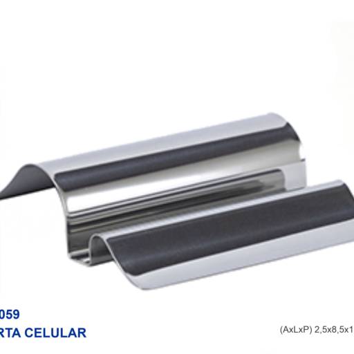 Porta Celular em Inox em São José do Rio Preto, SP por Public Gráfica e Brindes