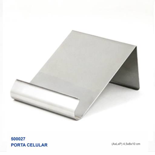 Porta Celular em Inox em São José do Rio Preto, SP por Public Gráfica e Brindes