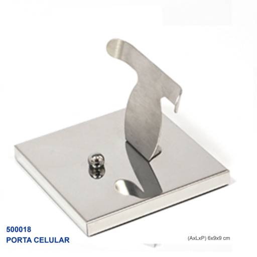 Porta Celular em Inox em São José do Rio Preto, SP por Public Gráfica e Brindes