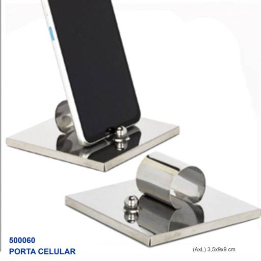 Porta Celular em Inox em São José do Rio Preto, SP por Public Gráfica e Brindes