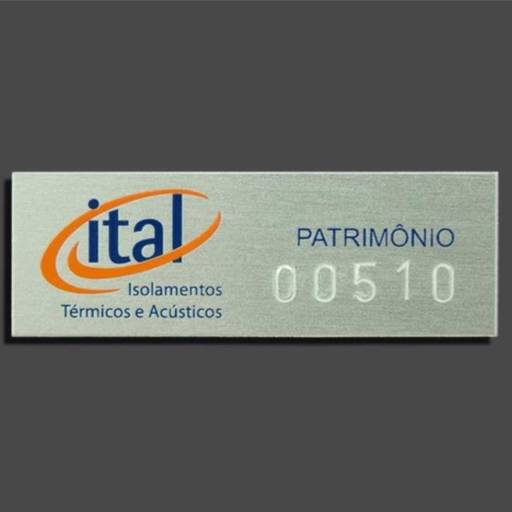 Etiquetas de Patrimônio em São José do Rio Preto, SP por Public Gráfica e Brindes