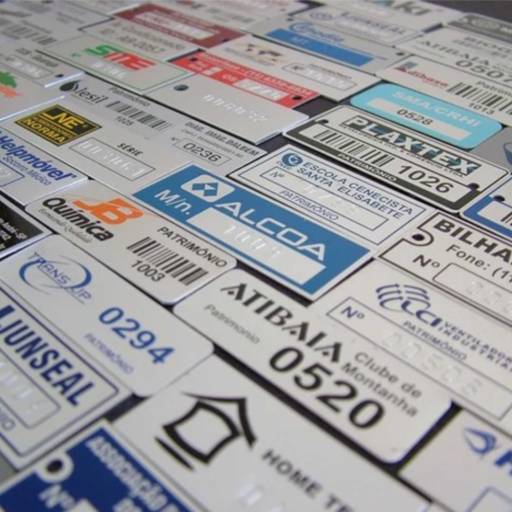 Etiquetas de Patrimônio em São José do Rio Preto, SP por Public Gráfica e Brindes