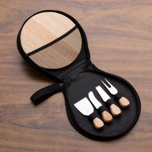 12222 Kit Queijo 5 peças em São José do Rio Preto, SP por Public Gráfica e Brindes