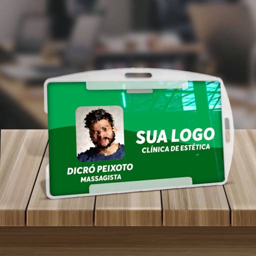 Crachá Porta Crachá Rígido em São José do Rio Preto, SP por Public Gráfica e Brindes