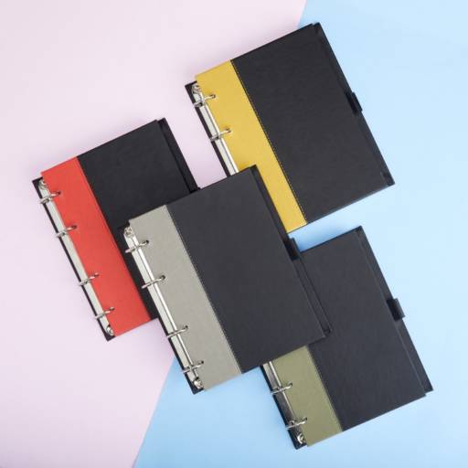 14953 Caderno Fichário de Couro Sintético em São José do Rio Preto, SP por Public Gráfica e Brindes