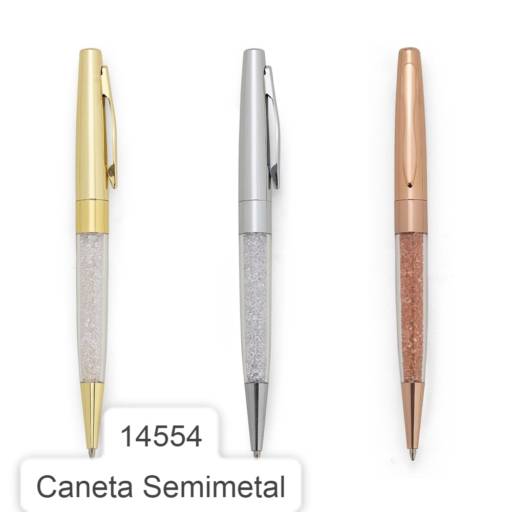 Caneta Semi Metal por Public Gráfica e Brindes