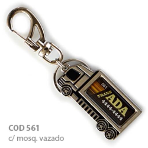 Chav. Medalha ou Pingente COD 561 - Caminhão em São José do Rio Preto, SP por Public Gráfica e Brindes