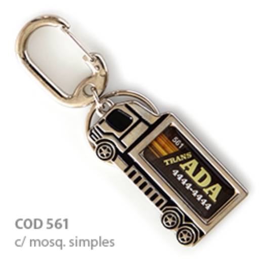 Chav. Medalha ou Pingente COD 561 - Caminhão em São José do Rio Preto, SP por Public Gráfica e Brindes