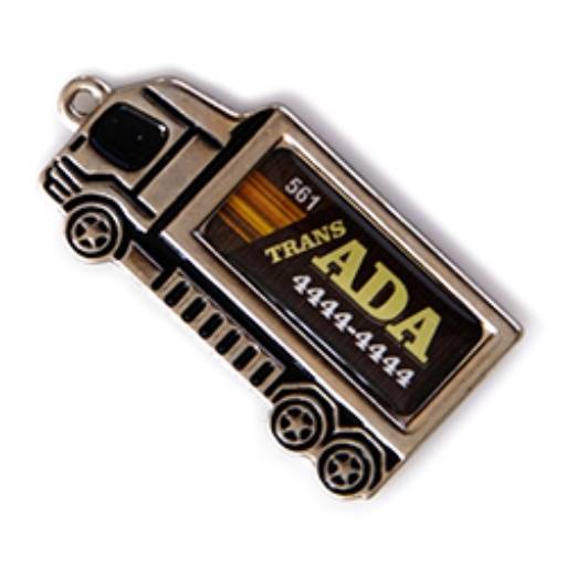 Chav. Medalha ou Pingente COD 561 - Caminhão em São José do Rio Preto, SP por Public Gráfica e Brindes