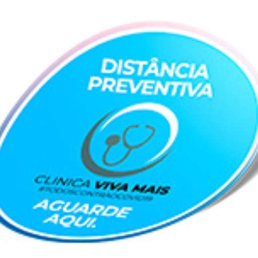 Adesivo de Piso Vinil Branco Redondo em São José do Rio Preto, SP por Public Gráfica e Brindes