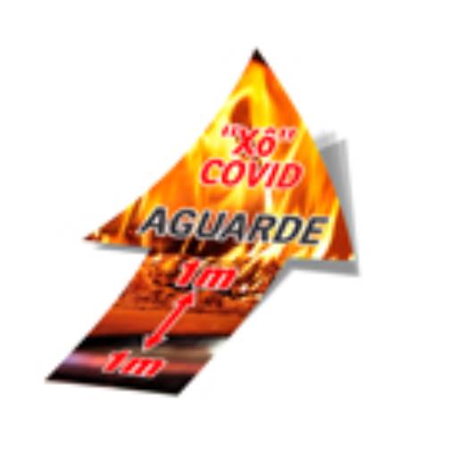 Adesivo de Piso Vinil Branco Seta em São José do Rio Preto, SP por Public Gráfica e Brindes