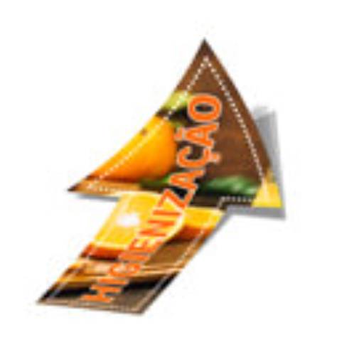 Adesivo de Piso Vinil Branco Seta em São José do Rio Preto, SP por Public Gráfica e Brindes