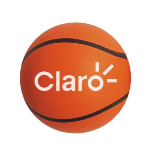 Bolinha Anti Stress vinil oca c/ pintura Basquete Personalizada em São José do Rio Preto, SP por Public Gráfica e Brindes