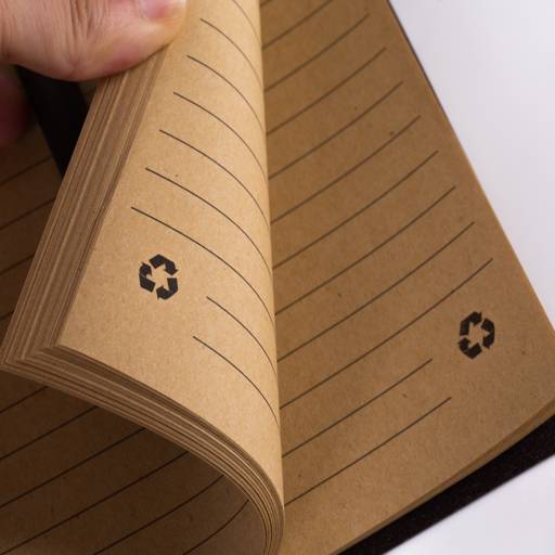 14694 Bloco de Anotações Ecológico com Caneta em São José do Rio Preto, SP por Public Gráfica e Brindes