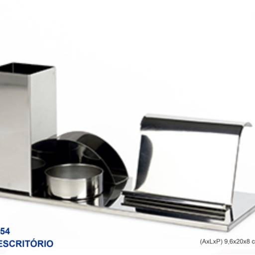 Kit Escritório em Inox em São José do Rio Preto, SP por Public Gráfica e Brindes