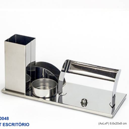 Kit Escritório em Inox em São José do Rio Preto, SP por Public Gráfica e Brindes