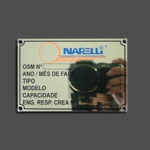 Etiquetas em Aço Inox em São José do Rio Preto, SP por Public Gráfica e Brindes