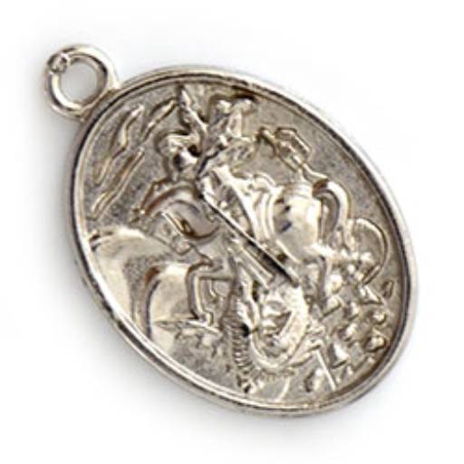 Chav. Medalha ou Pingente COD 536 - São jorge em São José do Rio Preto, SP por Public Gráfica e Brindes