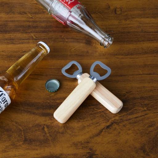 01303 Abridor de Garrafa Madeira em São José do Rio Preto, SP por Public Gráfica e Brindes