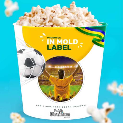 BALDE DE PIPOCA GRANDE 4,2L em São José do Rio Preto, SP por Public Gráfica e Brindes