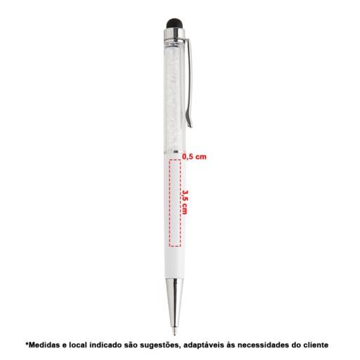 05073 Caneta Plástica Touch em São José do Rio Preto, SP por Public Gráfica e Brindes