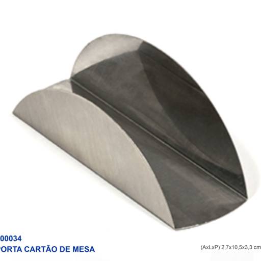 Porta Cartão em Inox em São José do Rio Preto, SP por Public Gráfica e Brindes