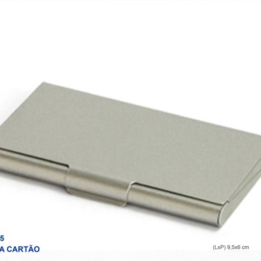 Porta Cartão em Inox em São José do Rio Preto, SP por Public Gráfica e Brindes