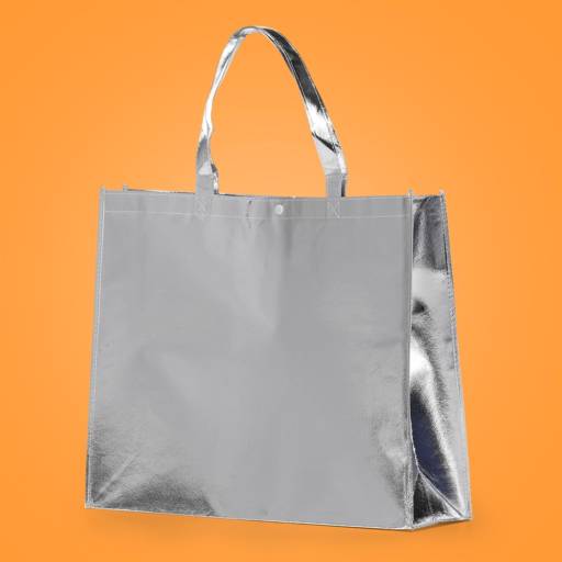 18537G Sacola TNT Metalizada em São José do Rio Preto, SP por Public Gráfica e Brindes