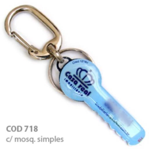 Chav. Chapinha Metálica COD 718 - Chapinha Chave em São José do Rio Preto, SP por Public Gráfica e Brindes