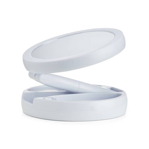 01123 Espelho Dobrável com Led Recarregável em São José do Rio Preto, SP por Public Gráfica e Brindes