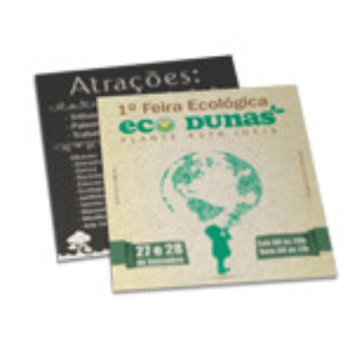 POSTAIS PAPEL RECICLATO 250G SEM VERNIZ em São José do Rio Preto, SP por Public Gráfica e Brindes