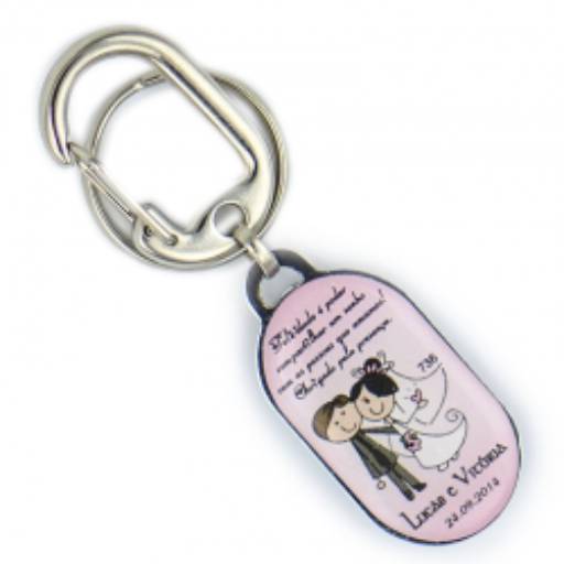 Chav. Chapinha Metálica COD 736 - C12 Oval Vertical  em São José do Rio Preto, SP por Public Gráfica e Brindes