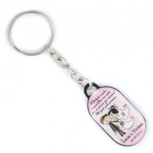 Chav. Chapinha Metálica COD 736 - C12 Oval Vertical  em São José do Rio Preto, SP por Public Gráfica e Brindes