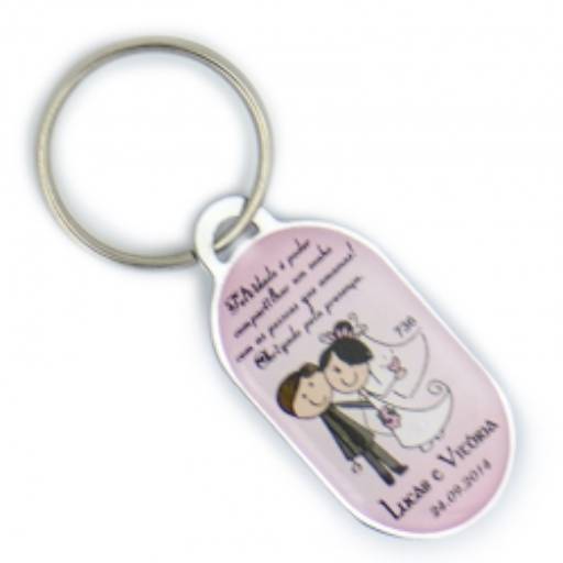 Chav. Chapinha Metálica COD 736 - C12 Oval Vertical  em São José do Rio Preto, SP por Public Gráfica e Brindes