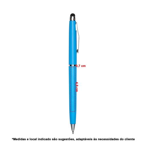 05091 Caneta Plástica Touch em São José do Rio Preto, SP por Public Gráfica e Brindes