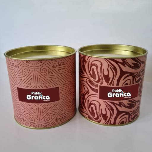 Latas de Tubos Personalizados. em São José do Rio Preto, SP por Public Gráfica e Brindes