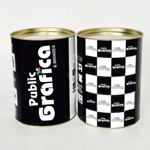 Latas de Tubos Personalizados. em São José do Rio Preto, SP por Public Gráfica e Brindes