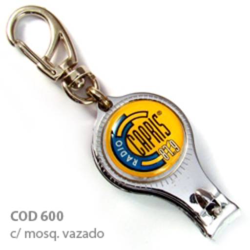 Chaveiros Utilitários COD 600 - Cortador de Unha + Abridor - Resina 1 lado em São José do Rio Preto, SP por Public Gráfica e Brindes