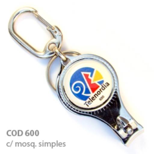 Chaveiros Utilitários COD 600 - Cortador de Unha + Abridor - Resina 1 lado em São José do Rio Preto, SP por Public Gráfica e Brindes