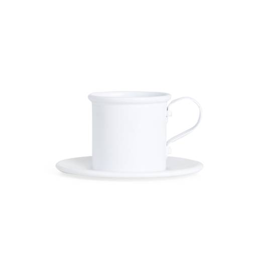 14947 Xícara 100ml com Pires em Alumínio em São José do Rio Preto, SP por Public Gráfica e Brindes