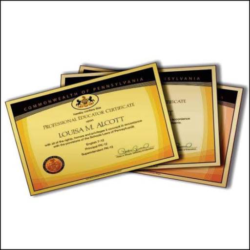 Certificado medida 30 x 21 cm em São José do Rio Preto, SP por Public Gráfica e Brindes