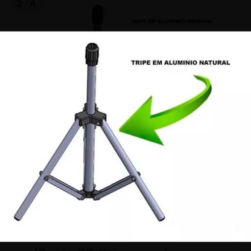 Porta Banner 2,20m C Garras Pedestal Tripé Suporte por Public Gráfica e Brindes