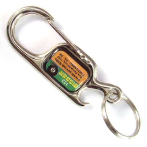 Chaveiros Mosquetões COD 102 - Abridor de Garrafa - resina 2 lados em São José do Rio Preto, SP por Public Gráfica e Brindes