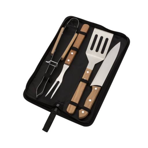 12462 Kit Churrasco 4 peças em São José do Rio Preto, SP por Public Gráfica e Brindes