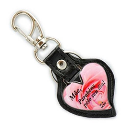 Chav. Couro Sintético COD 412 - Coração em São José do Rio Preto, SP por Public Gráfica e Brindes