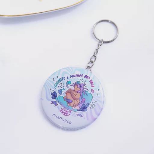 Espelho Chaveiro Personalizado em São José do Rio Preto, SP por Public Gráfica e Brindes