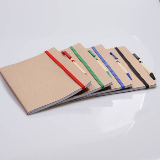 14691 Bloco de Anotações Ecológico com Caneta em São José do Rio Preto, SP por Public Gráfica e Brindes