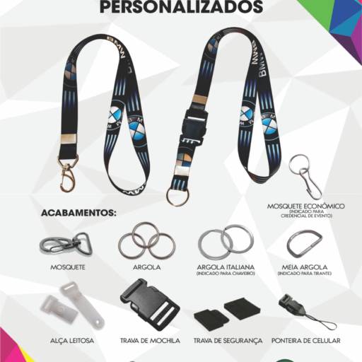 Cordões Personalizados de Cetim em São José do Rio Preto, SP por Public Gráfica e Brindes