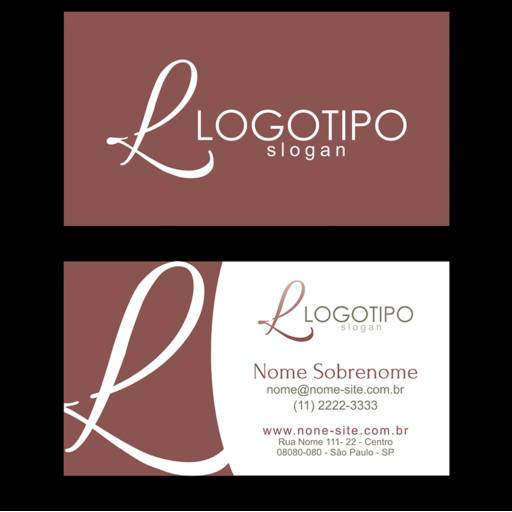 Cartões de Visita Metalizado frente com tinta branca 250G / sem verniz